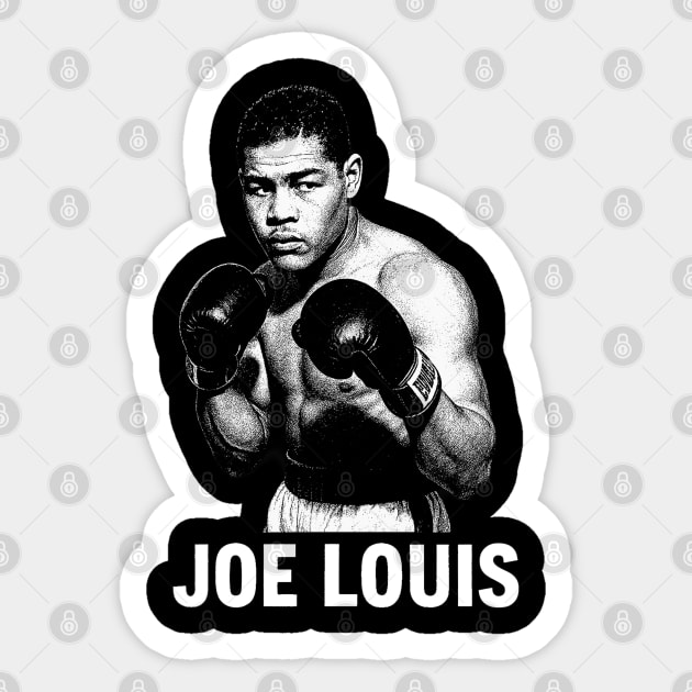 Joe Louis - Champion Boxer Sticker by UrbanLifeApparel